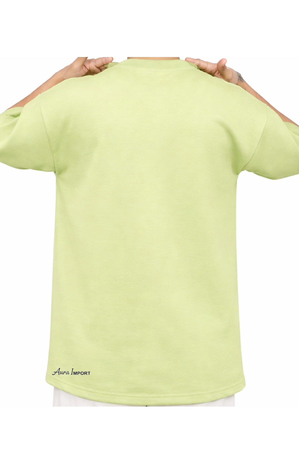 New Kurta Design T-Shirt | DownShoulder Oversized Fit | olive green
