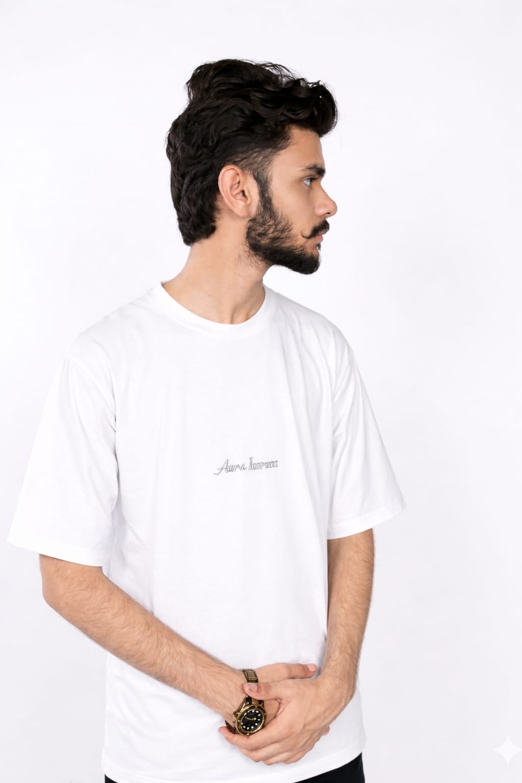 Antique Flora – Premium Oversized T-Shirt