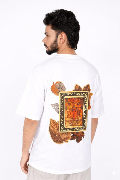 Antique Flora – Premium Oversized T-Shirt