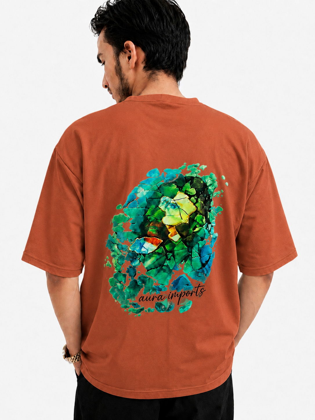 ZIRVA™ Oversized T-Shirt(Brown)
