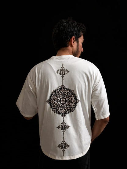 Royal Sigil Oversized T-Shirt (white)